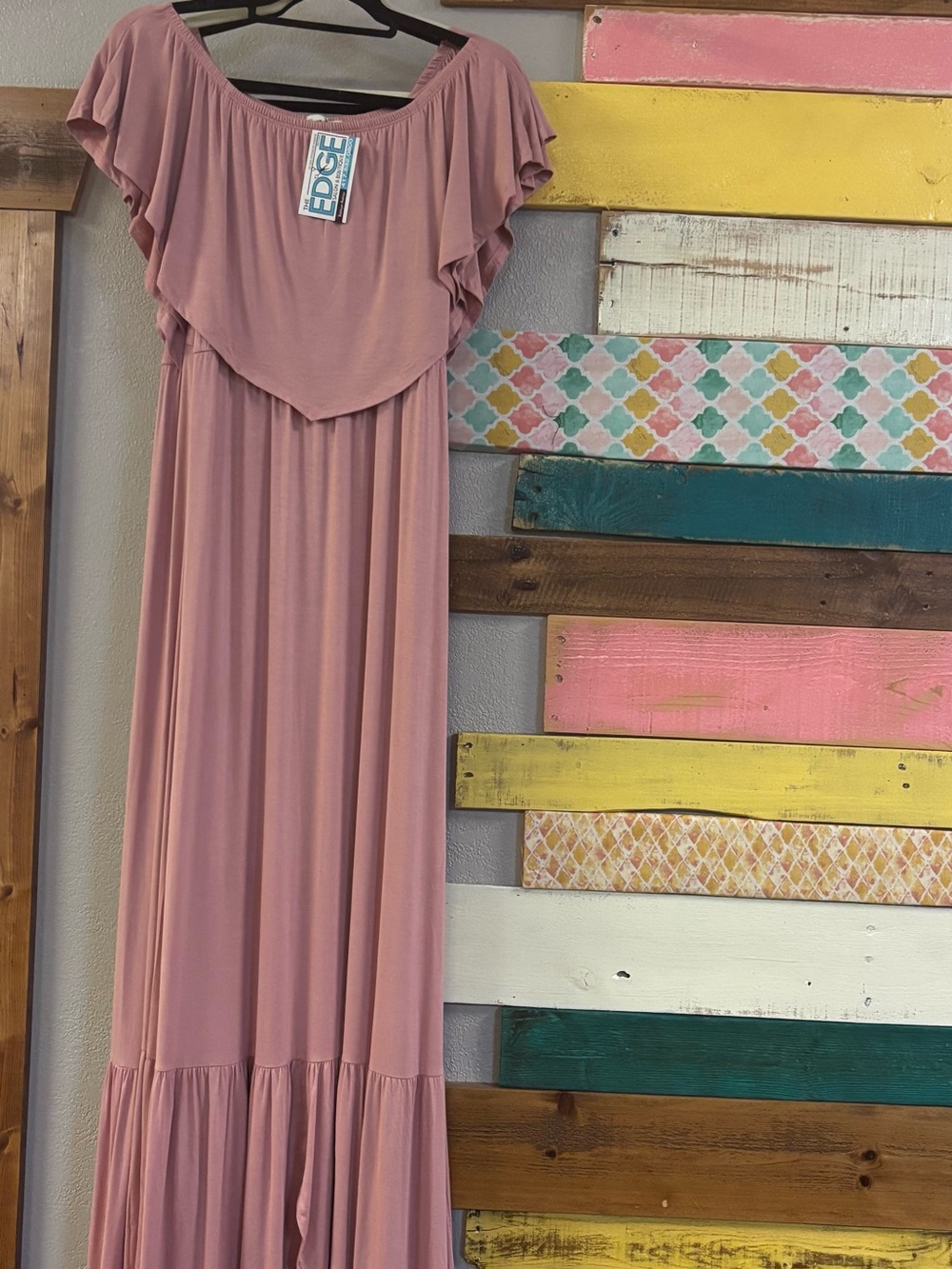 Beeson River Mauve Pink Maxi Dress